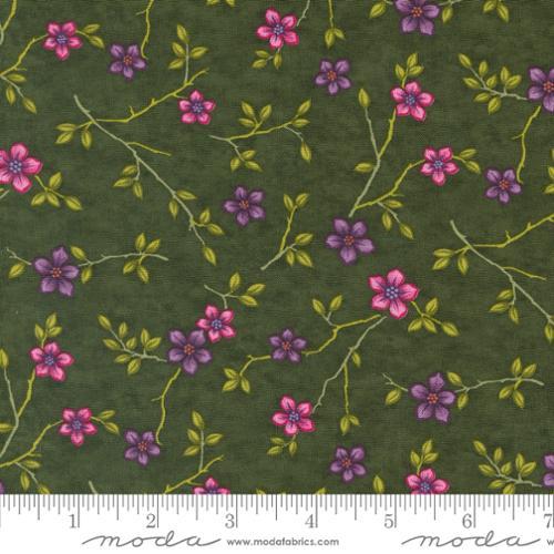 MODA In Bloom Spring Fling - 6942-17 Leaf - Cotton Fabric