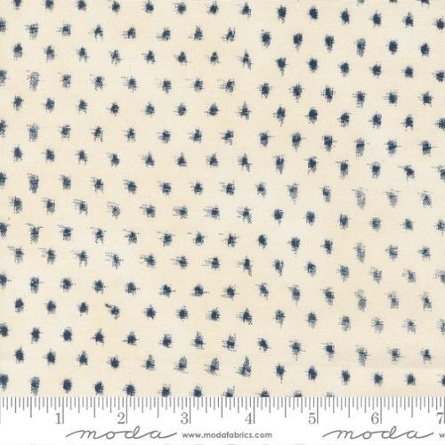 MODA Indigo Blooming - 48095-17 Sand Midnight - Cotton Fabric