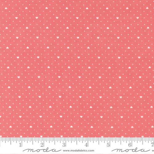 MODA Lighthearted Heart Dot - 55298-15 Pink - Cotton Fabric