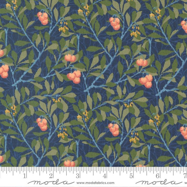 MODA Morris Meadow 8373-14 Kelmscott Blue - Cotton Fabric