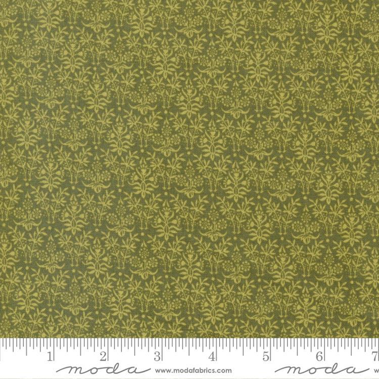 MODA Morris Meadow 8377-20 Fennel Green - Cotton Fabric