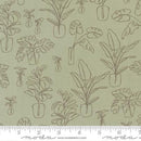 MODA Potted Indoor Jungle - 26143-24 Sage - Cotton Fabric