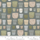 MODA Potted Pots - 26141-17 Ocean - Cotton Fabric