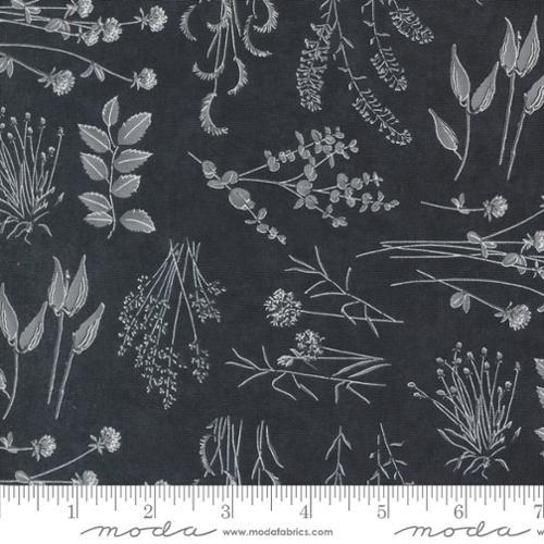 MODA Silhouettes - 6930-15 Midnight - Cotton Fabric