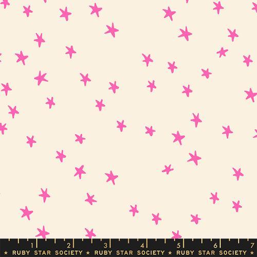 MODA Starry Ruby Star - RS4109-36 Neon Pink - Cotton Fabric