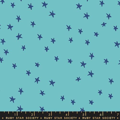 MODA Starry Ruby Star - RS4109-43 Turquoise - Cotton Fabric
