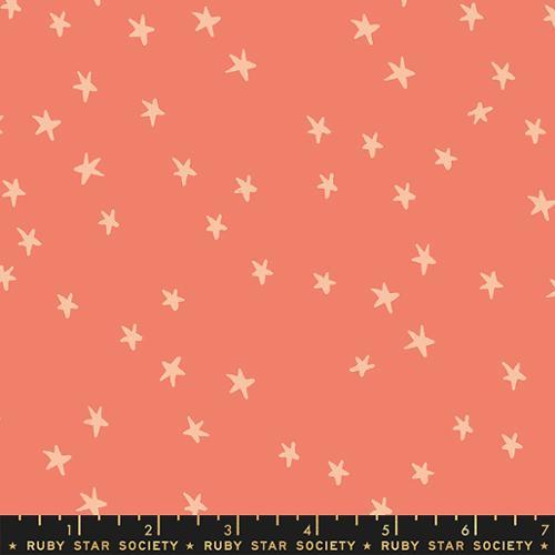 MODA Starry Ruby Star - RS4109-54 Papaya - Cotton Fabric