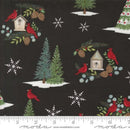 MODA Winter Friends - 56130-18 Charcoal Black - Cotton Fabric