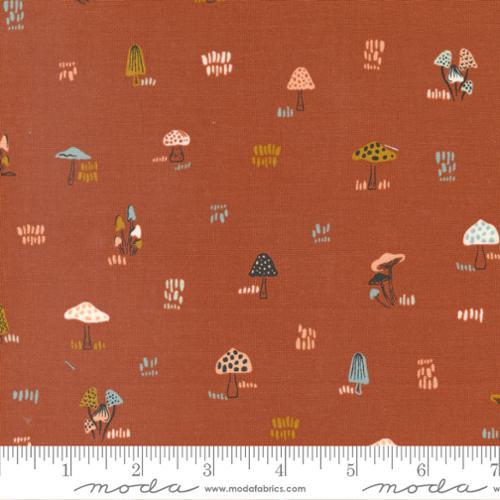 MODA Woodland Wildflowers - 45585-24 Rust - Cotton Fabric