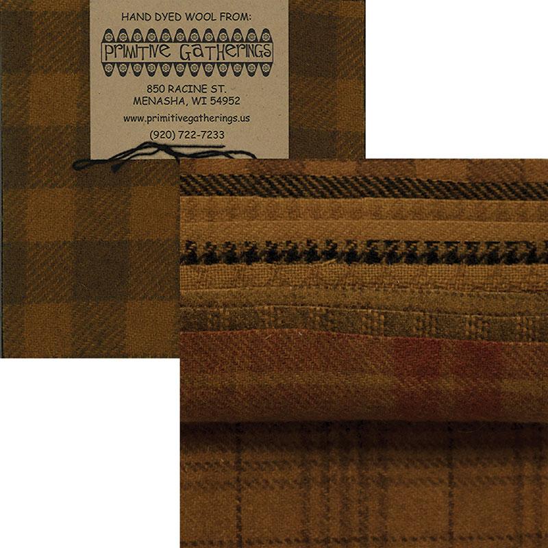MODA Wool Charm Pack Mustard - PRI-6009 - Precut Fabric