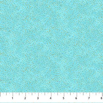 NCT Shimmer Ginkgo Garden - 26859M-62 Turquoise - Cotton Fabric
