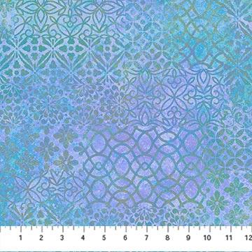 NCT Stonehenge Marrakech - 26819-64 Turquoise Multi - Cotton Fabric