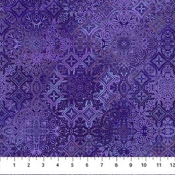 NCT Stonehenge Marrakech - 26820-88 Purple - Cotton Fabric