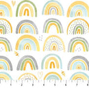 NCT Sunny Safari - 27766-10 White Multi - Cotton Fabric