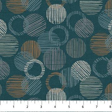 NCT Urban Vibes - 26801-68 Teal Multi - Cotton Fabric