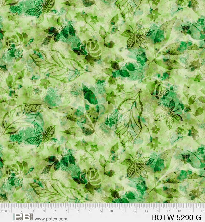 PB Botanics 108" Foliage - 5290-G - Cotton Fabric