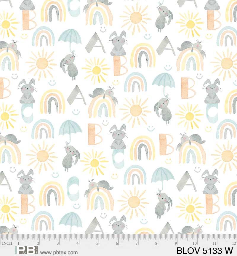 PB Bunny Love - 5133-W - Cotton Fabric