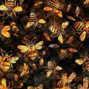 QT All The Buzz Bees - 30951-J Black - Cotton Fabric