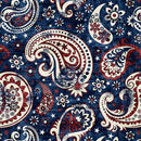 QT American Tapestry Paisley - 30870-N Navy - Cotton Fabric