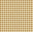 QT Autumn Forest Gingham - 30364-E Tan - Cotton Fabric