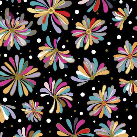 QT Bold Blooms Tossed Flowers - 29904-J - Cotton Fabric