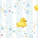 QT Darling Duckies - 29712-B Blue - Cotton Fabric