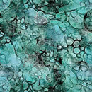 QT Dragon Dreams Dragon Skin Texture - 30962-Q Turquoise - Cotton Fabric
