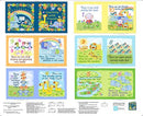 QT Jungle Friends Counting With Friends Book Panel - 31390-X Multi - Cotton Fabric