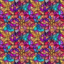 QT Night Flight Stained Glass - 30755-X Multi - Cotton Fabric