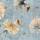 QT Sugar, Spice, Everything Nice Dancers - 31596-B Dusty Blue - Cotton Fabric
