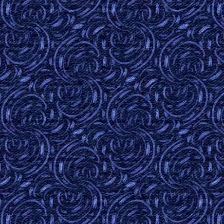 QT Twilight Diagonal Scroll - 29791-E - Cotton Fabric