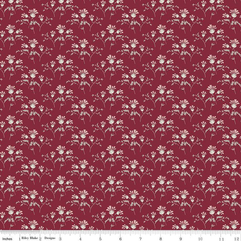 RILEY BLAKE Heartfelt - C13496-RUBY - Cotton Fabric