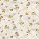 RJR Daily Catch Let's Go Fishing - TM302-LK1D Light Khaki - Cotton Fabric