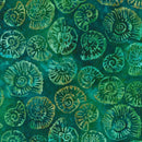 RK Artisan Batiks: Beachcombers - AMD-22773-213 Teal - Cotton Batik Fabric