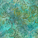 RK Artisan Batiks: Beachcombers - AMD-22773-385 Eucalyptus - Cotton Batik Fabric