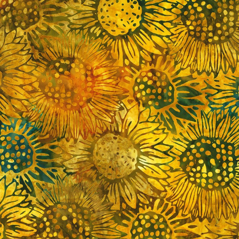 RK Artisan Batiks: Sun Forest - AMD-21997-129 Marigold - Cotton Fabric
