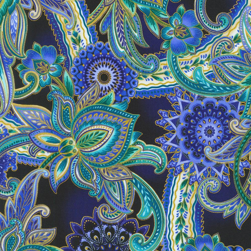 RK Jaikumari 21740-74 Sapphire - Cotton Fabric