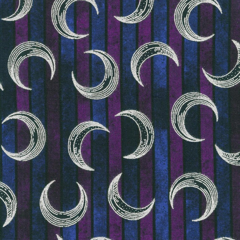 RK Mystic Moon - SRKM-21637-460 Midnight Purple - Cotton Fabric
