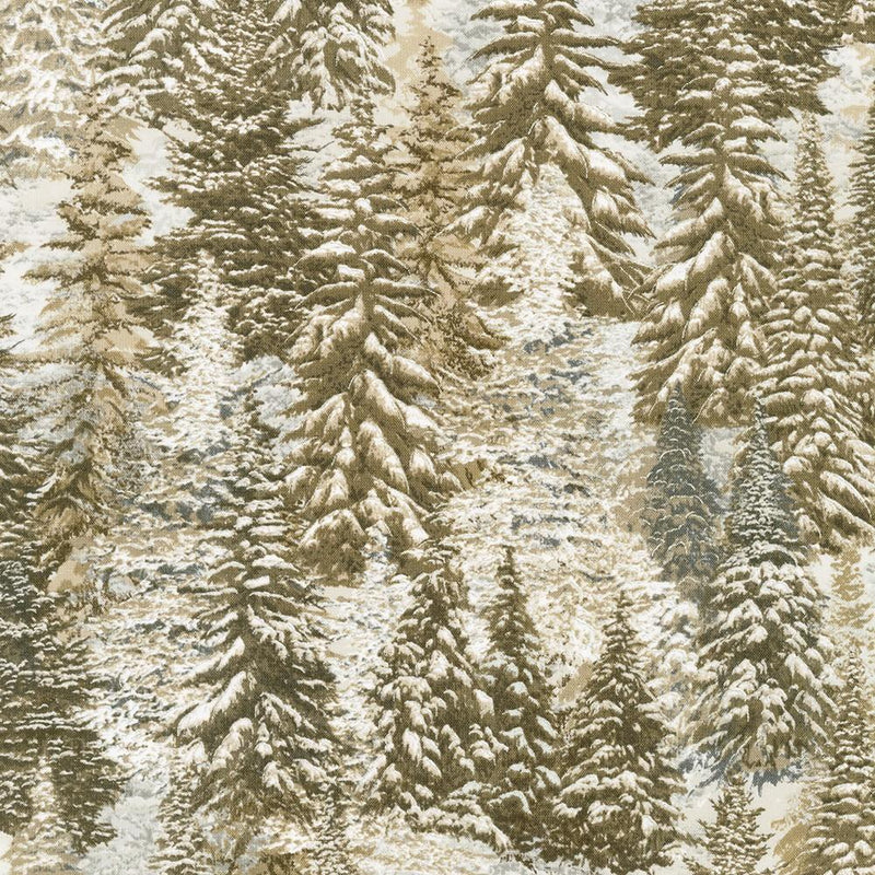 RK Snowy Brook - SRKM-21579-160 Taupe - Cotton Fabric
