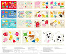 STUDIO E Huggable & Loveable XIII Book Panel - 7670P-01 Multi - Cotton Fabric