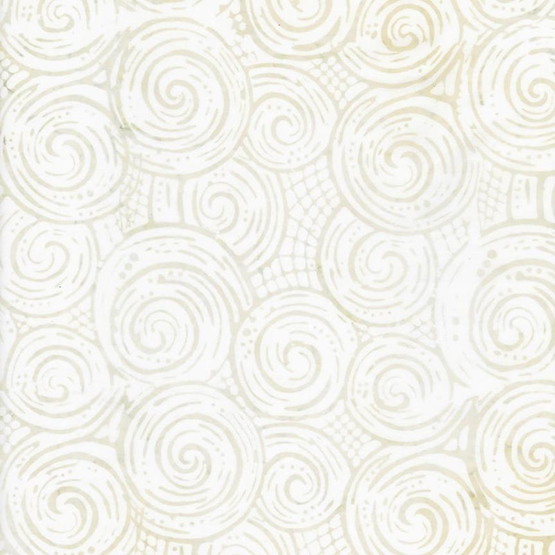 TT Alabaster Batiks - B1957-PEARL - Cotton Fabric