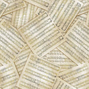 TT Classical Music Music Sheets - CM3239-ANTIQUE - Cotton Fabric
