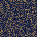 TT Hanukkah Star Of David - CD2940-NAVY - Cotton Fabric