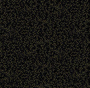 TT Lotus Garden Metallic Confetti - CM3672-BLACK - Cotton Metallic Fabric