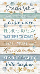 TT Ocean Vibes Panel - CD3029-OCEAN - Cotton Fabric
