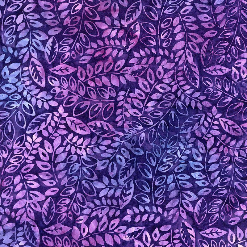 TT Tonga Brightside Batiks - B2708-VELVET - Cotton Fabric