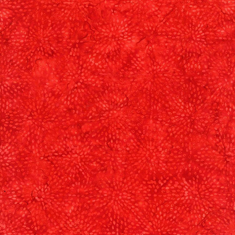 TT Tonga Brightside Batiks - B2739-TOMATO - Cotton Fabric