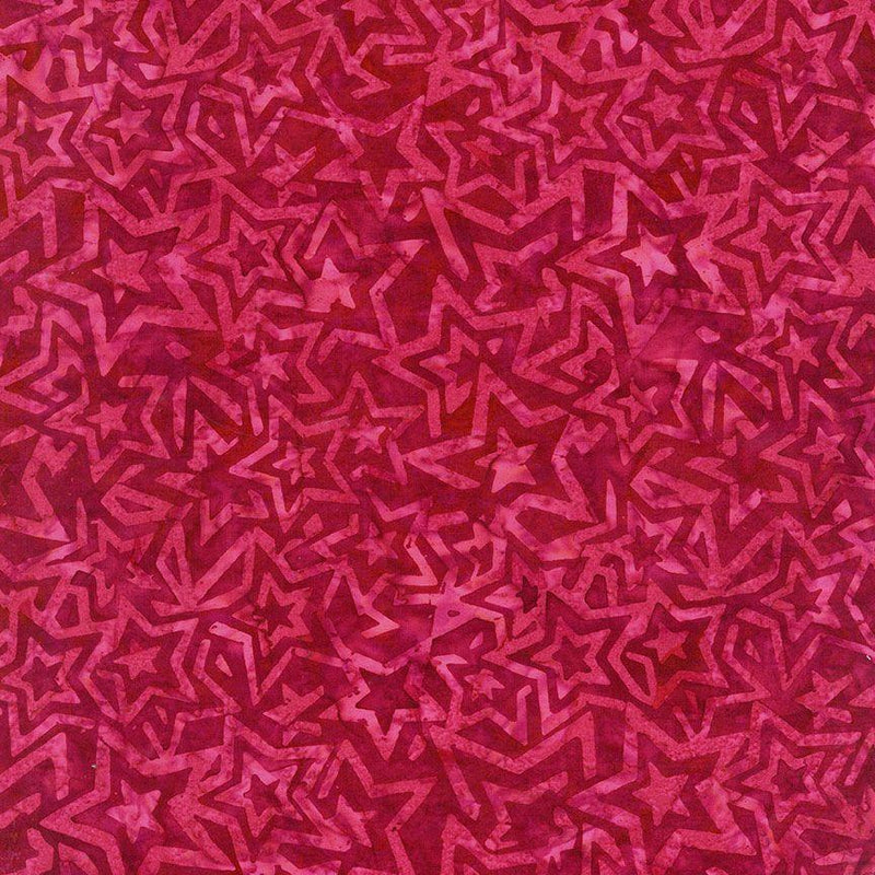 TT Tonga Liberty Batiks Packed Tie Dye Stars - B2817-GLORY - Cotton Fabric