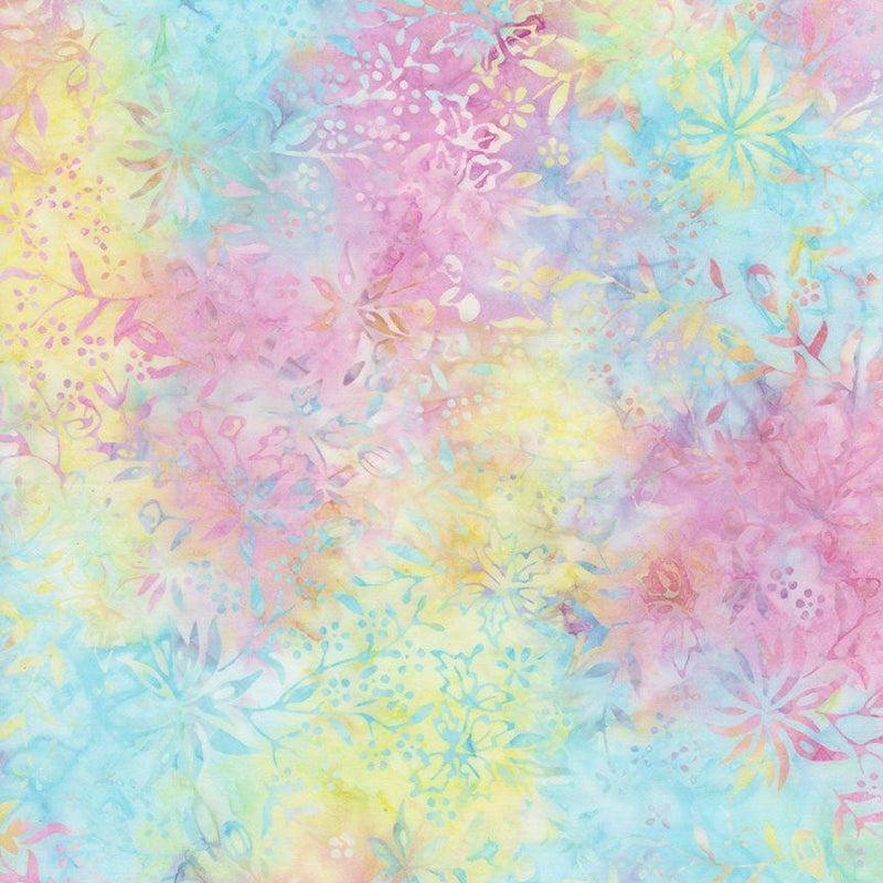 TT Tonga Pixie Batiks Cute Floral - B3069-CUPCAKE - Cotton Fabric