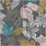 WHM Blake Lush Foliage - 53663-2 Charcoal - Cotton Fabric